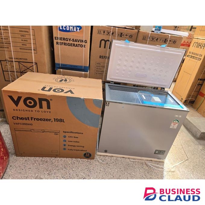 VON Chest Freezer – 198 Litres Capacity
