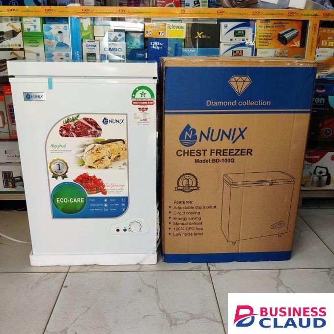 Nunix 100 Litres Large Capacity Chest Freezer – Energy Saving Deep Freezer