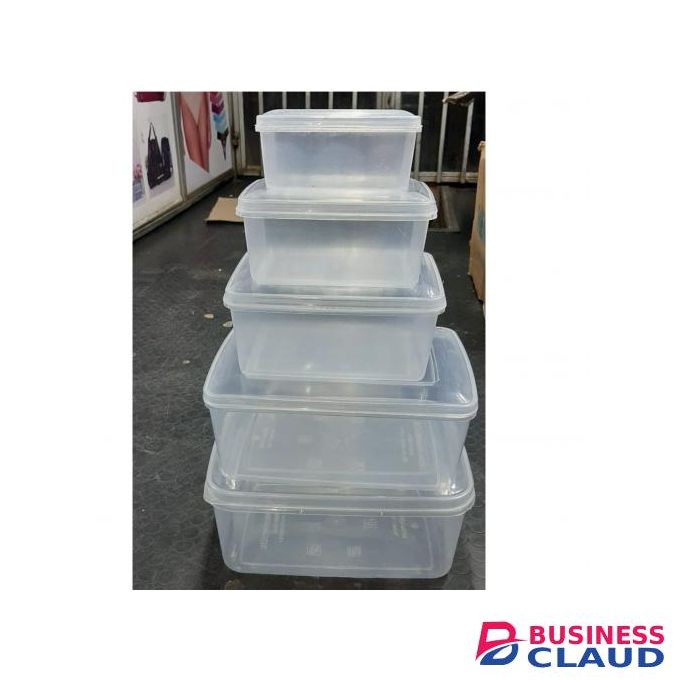 Kenpoly 5 In 1 Fridge Storage Containers