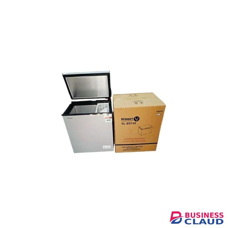 VOLSMART 130 litres deep chest freezer