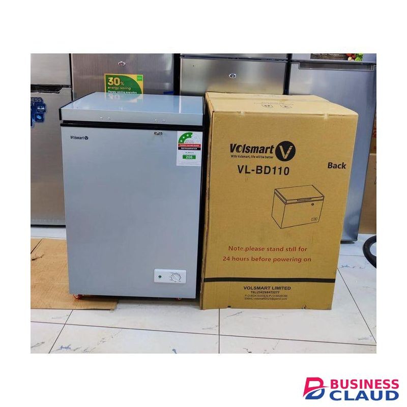 VOLSMART 110 Litres deep chest freezer