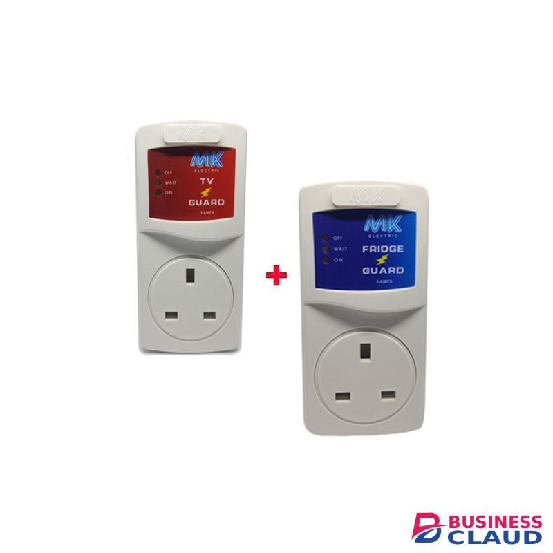 Mk Electric Fridge Guard GET FREE Tv Guard - White