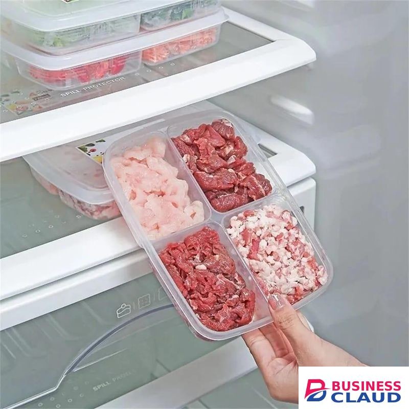 Compartment Fridge Food Storage Containers