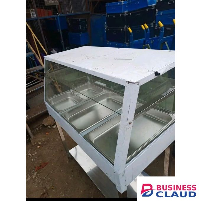 XXL Chips Warmer Display Unit – Hot, Fresh & Ready to Serve!