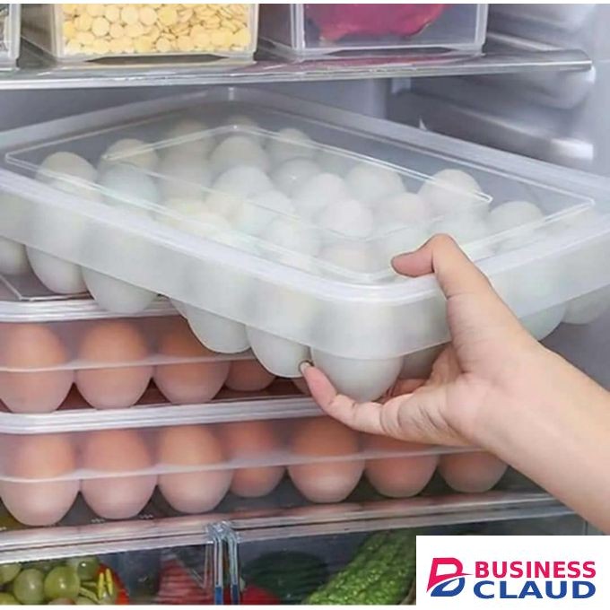 Egg tray fridge organizer