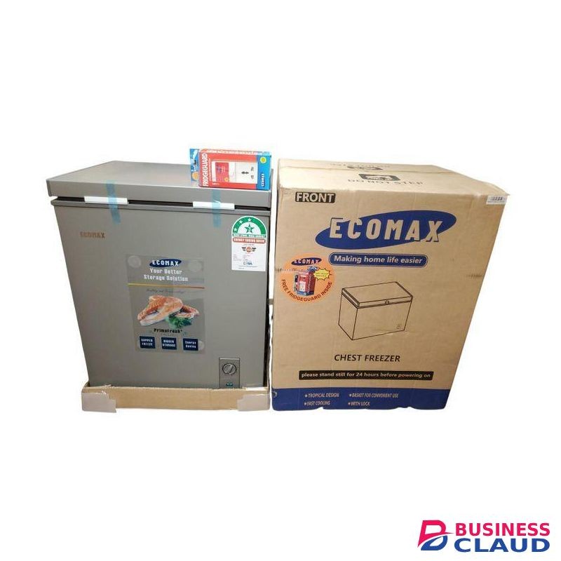 Ecomax 60L Chest Deep Freezer - Energy Saving Compact Freezer