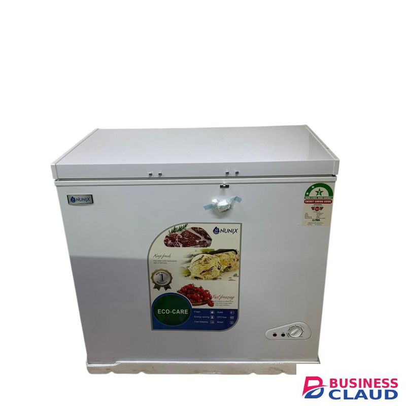 Nunix 200 Litres Large Capacity Chest Freezer – Energy Saving Deep Freezer