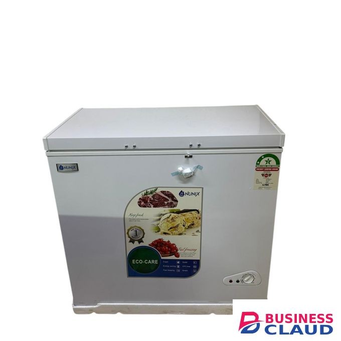 Nunix 200 Litres Large Capacity Chest Freezer – Energy Saving Deep Freezer