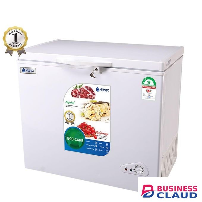 Nunix Large Capacity Chest Freezer with Ecocare and Energy Saving Technologies/ Deep Freezer Ecorecare