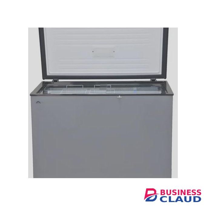 226l large capacity CHEST DEEP FREEZER , Aluminium Inner, Dark Grey