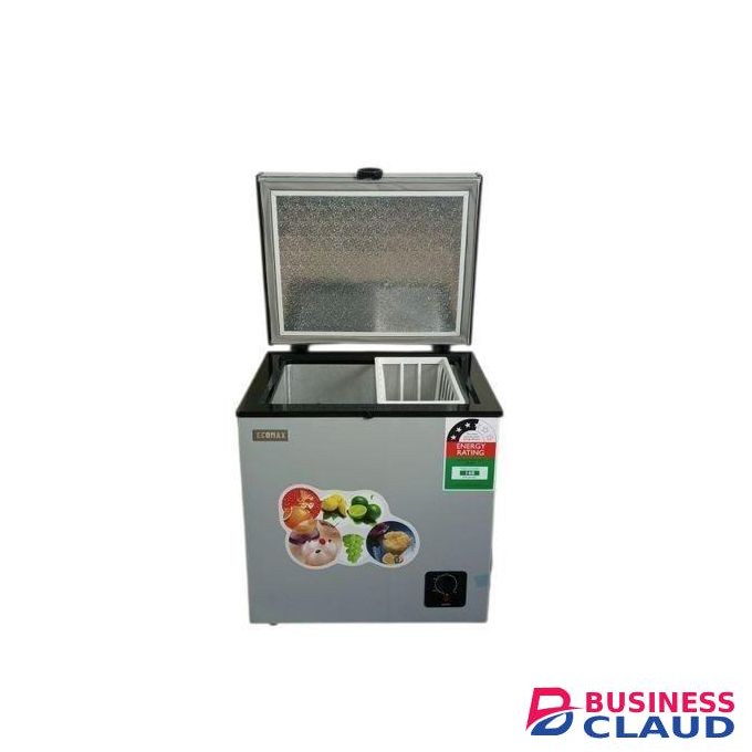 Ecomax 60L Deep Freezer - Energy Saving Compact Freezer with Fridge Guard (Perfect for Small Spaces)