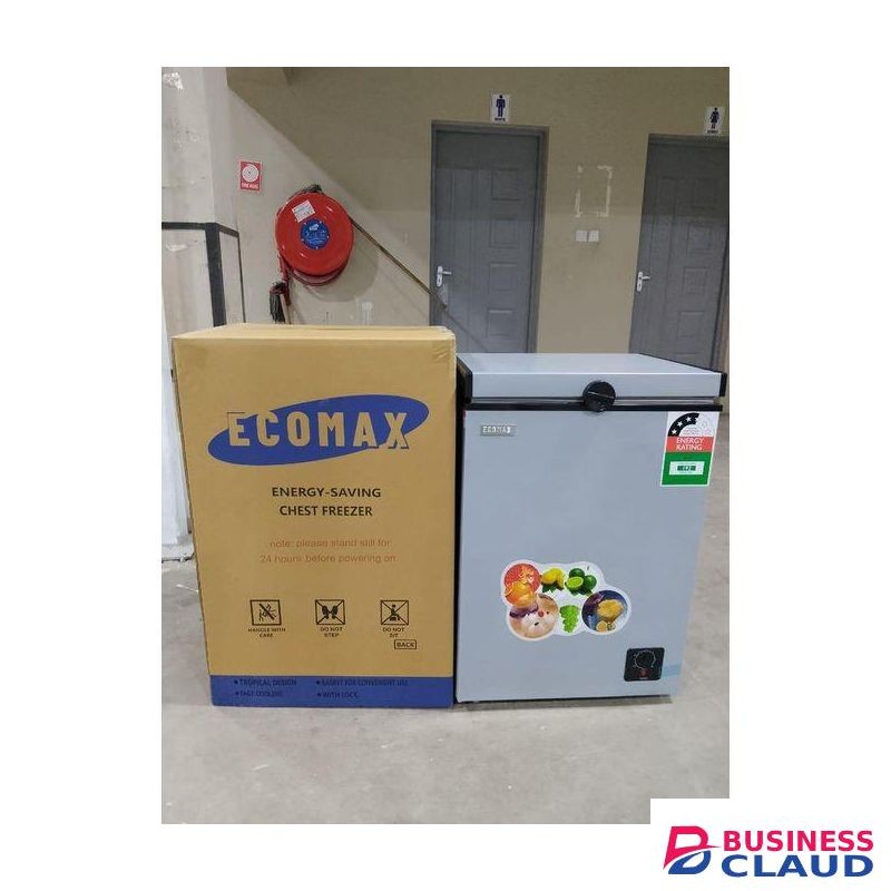 Ecomax 109 Liters Large Capacity Chest Freezer Reliable Quality Energy Saving.