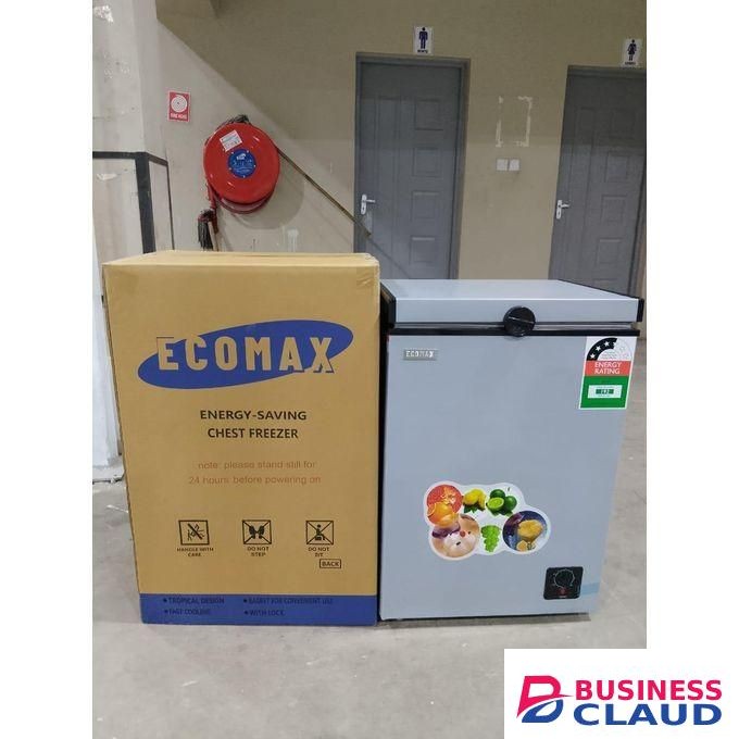 Ecomax 109 Liters Large Capacity Chest Freezer Reliable Quality Energy Saving.