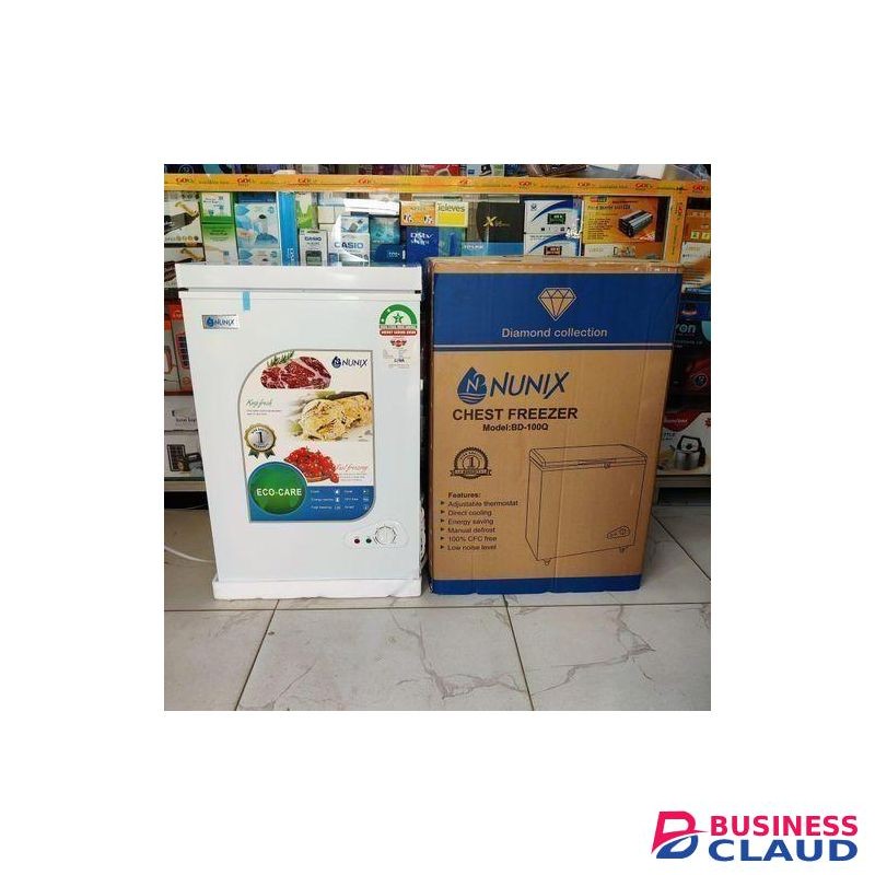 Nunix 100L Chest Freezer Capacity And Energy Efficient