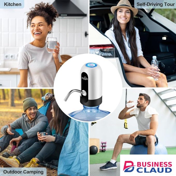 Water Bottle Dispenser, USB Charging Water Bottle Pump, Portable Water Dispenser Pump For Camping