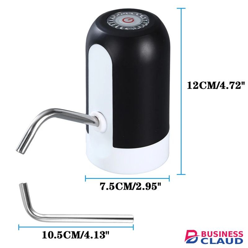 Pump Portable Electric Water Dispenser Pump For 5 Gallon Bottles, USB Rechargeable