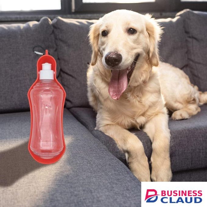 Water Bottle for Dogs - Foldable Dog Bowl Dispenser 518ml Large Capacity Water Bowel for Dogs Cats Outdoor Walking Hiking Travel Camping