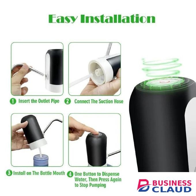 Water Extractor Automatic Water Bottle Pump USB Rechargeable Electric Water Bottle Filler Dispenser Portable Universal Water Bottle Pump with Switch for Home Kitchen Office Camping 4.8 1953 Customer reviews