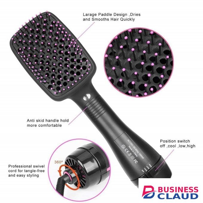 Hair dryer brush, hair dryer brush in one, hair dryer 3-in-1 one step, negative ion straightener, hot air brush, styling tool for smoothing hair