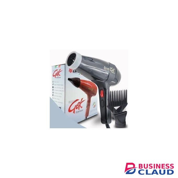 Ceriotti Discounted Super GEK 3800 Blow Dry Hair Dryer Turbo Hair Dryer Hair Dryer, Styling Edition, 3 Heat Settings, 2 Speed Settings, Cool Shot Button, 2 Blow Dryer Accessories Included