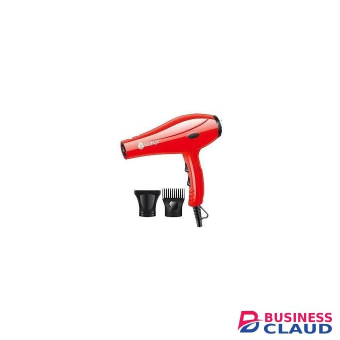 Nunix Blow Dry Hair Dryer - Red