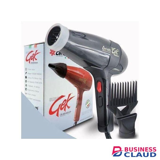 Gek Ceriotti Original Hair Dryer Blow Dry 3800 Straightener