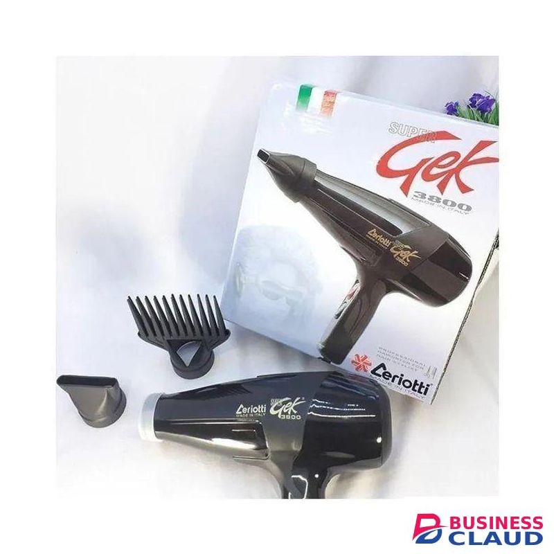 Ceriotti Hair Dryer Blow Dry 3800 Straightener-BLACK
