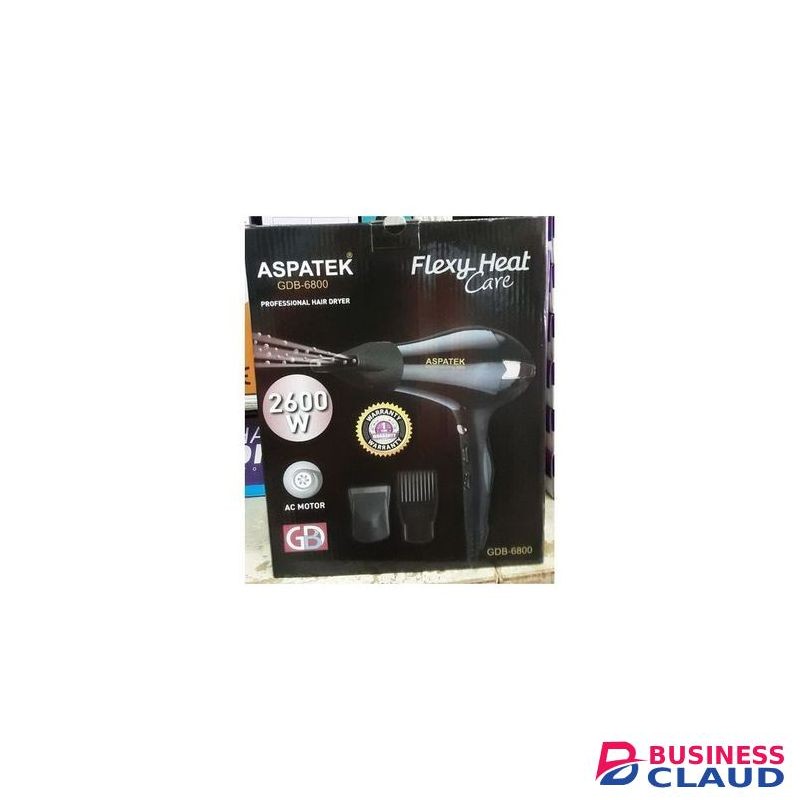 ASPATEK Professional Hair Dryer Blow Dryer For Salon 2600 W (Turbo)