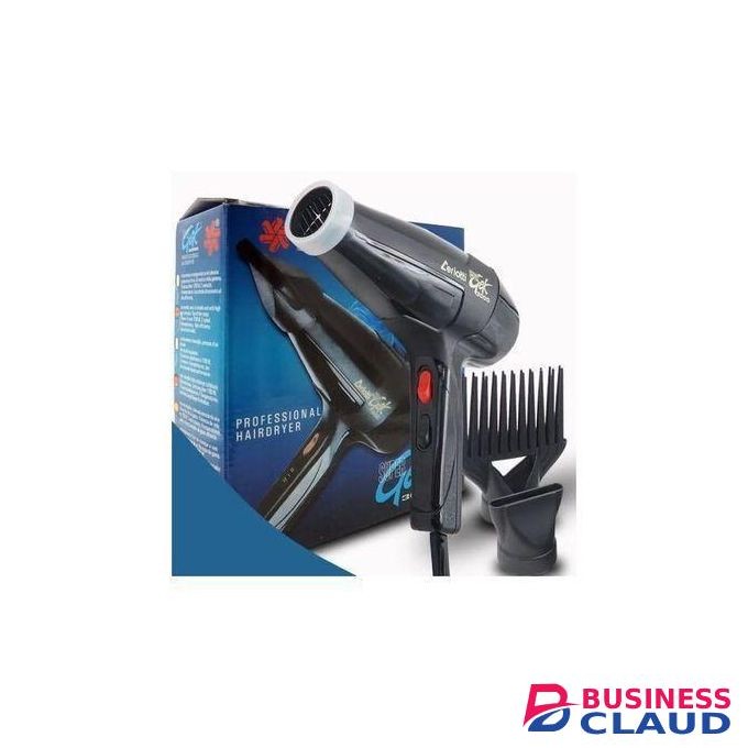 Gek Ceriotti Super 3000 Blow Dry Hair Dryer - Black