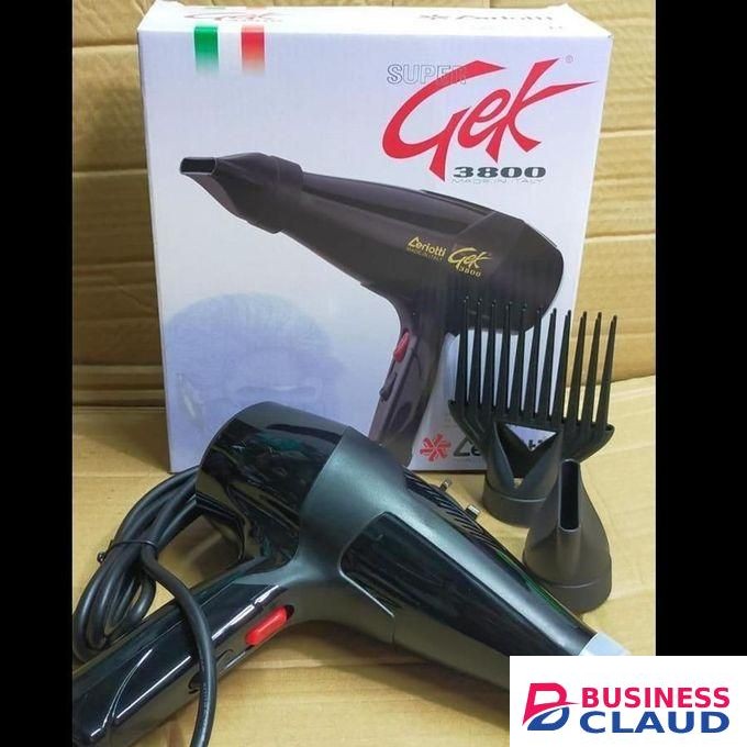 Sokany Gek Ceriotti Original Hair Dryer Blow Dry 3800 Straightener
