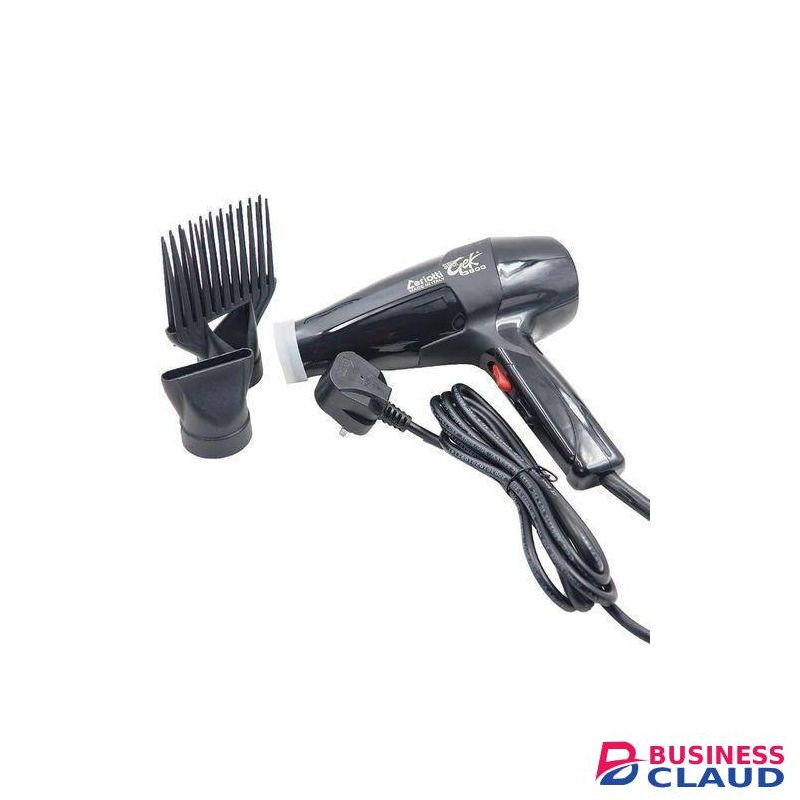Ceriotti Heavy Duty Super GEK 3800 Blow Dry Hair Dryer Black