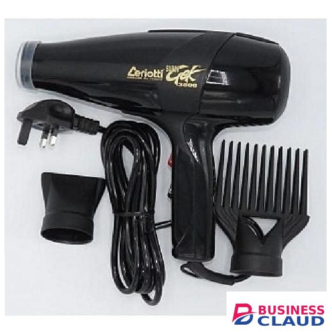 Ceriotti Super GEK Hair Dryer, Lightweight Blow Dryer with High Speed Motor for Fast Drying
