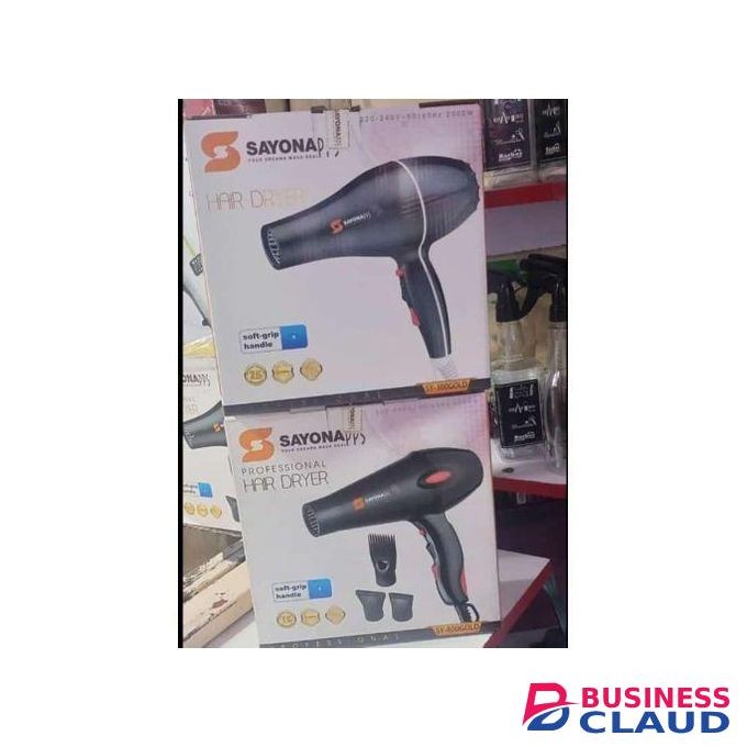 Sayona Professional Hair Dryer – High-Power 2000W Blow Dryer For Salon & Home Use