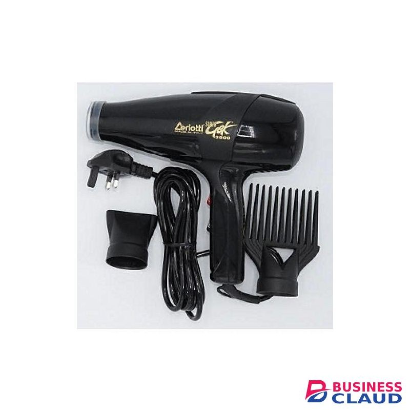 Zeriotti Super GEK 3000 Blow Dry Hair Dryer - Black.