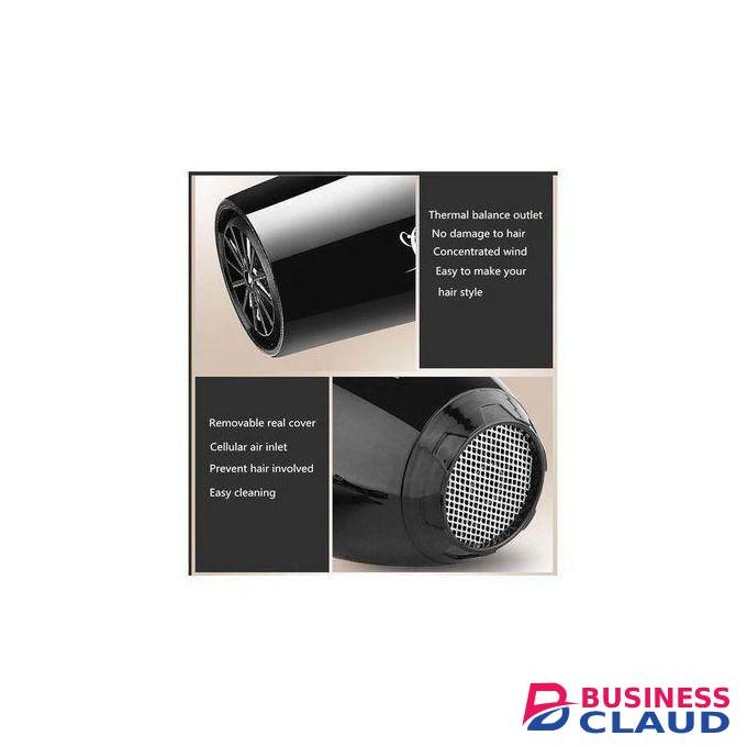 Canye Professional Blow Dry Hair Dryer Hot And Cold Wind with 12 hair and nails tools