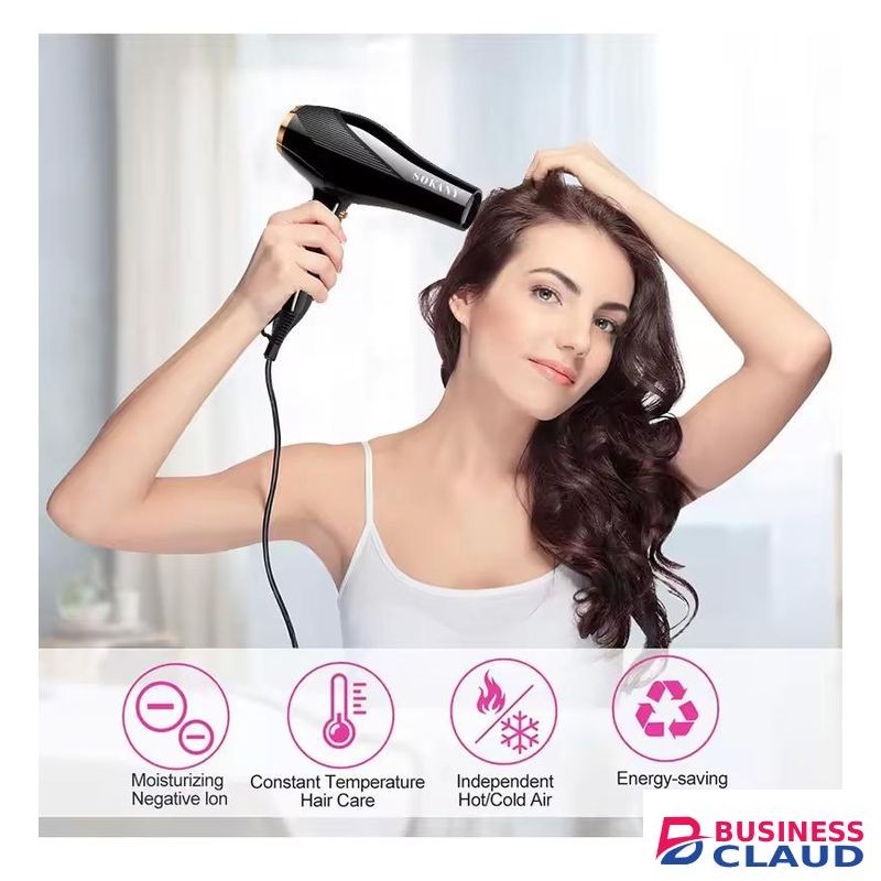 Sokany Salon and home Professional Ionic Hair Dryer for Salon - 2600W Powerful Blow Dryer