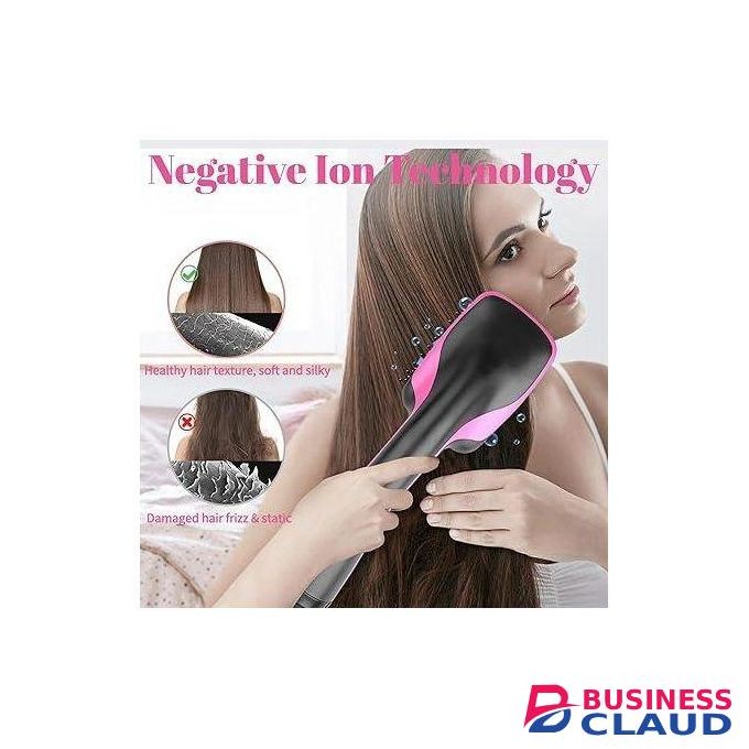 Blow Dryer Hair Straightener Brush, 1 Step Ionic Hair Straightener Brush Hair Dryer Hot Air Brush, Hair Dryer Brush, Brush Blow Dryer Hair Styling Tool Smooth Hair For All Hair Types