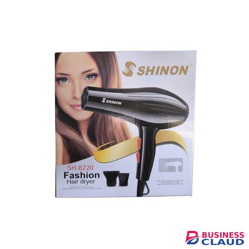 Shinon Professional Hair Dryer 2-Speed, 3-Heat Setting With Nozzles & Combs