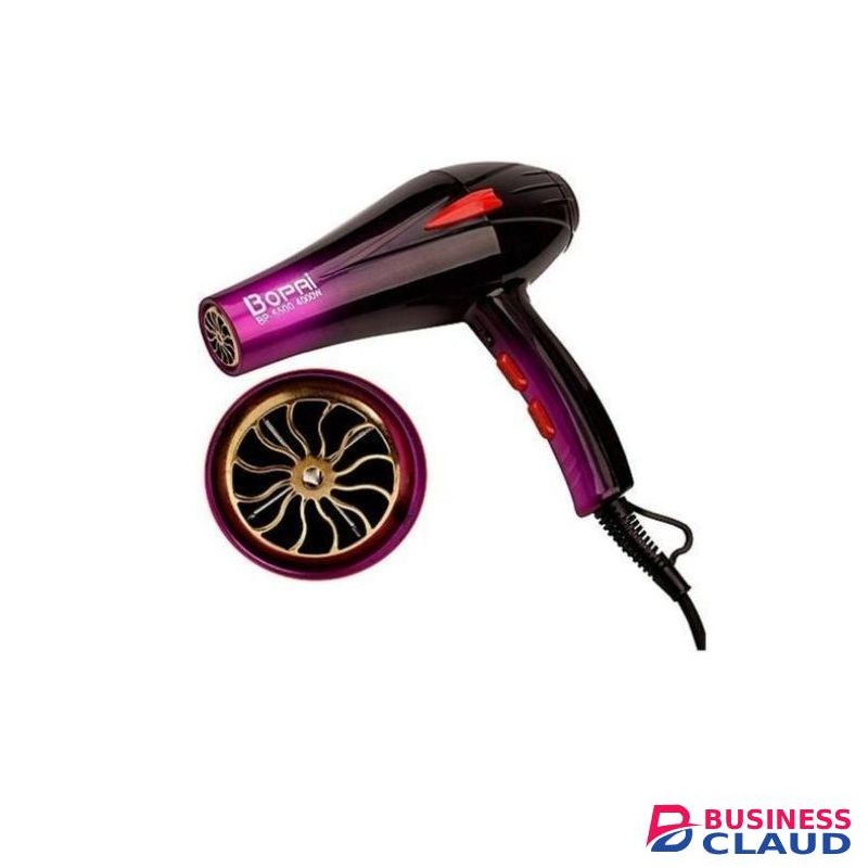 Bopai 4000w Proffesional Fashion Hair Dryer Blowdry purple