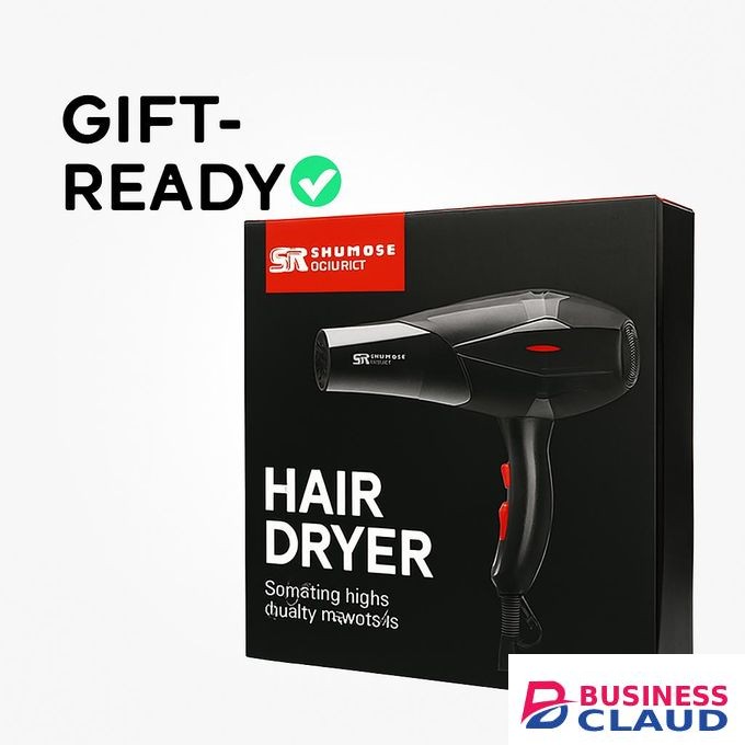 Ionic Hair Dryer with Comb Attachments for Curly & Coily Hair - Anti-Frizz, Volume & Shine