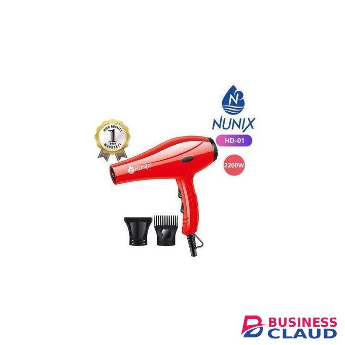 Nunix 2200w Proffesional Home And Salon Hair Dryer Blow Dry Machine