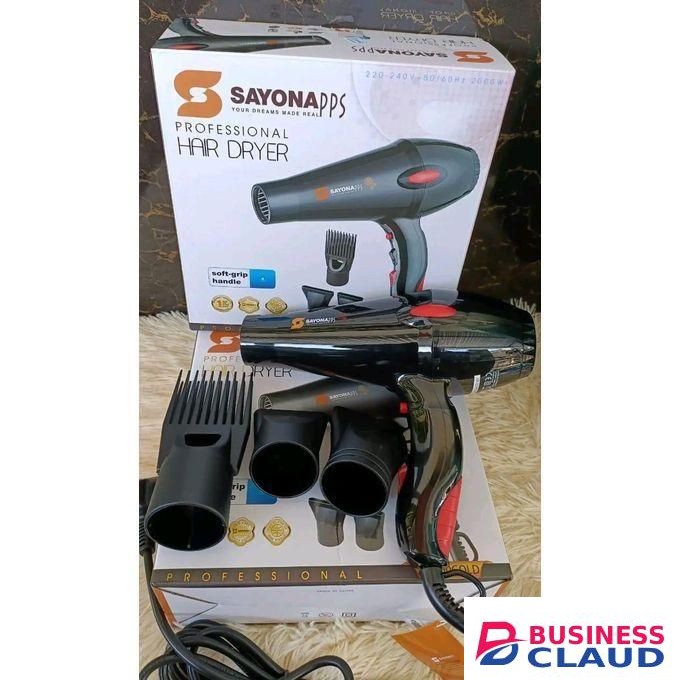 Sayona 2000w professional hair dryer blowdry designed for both salon and home use