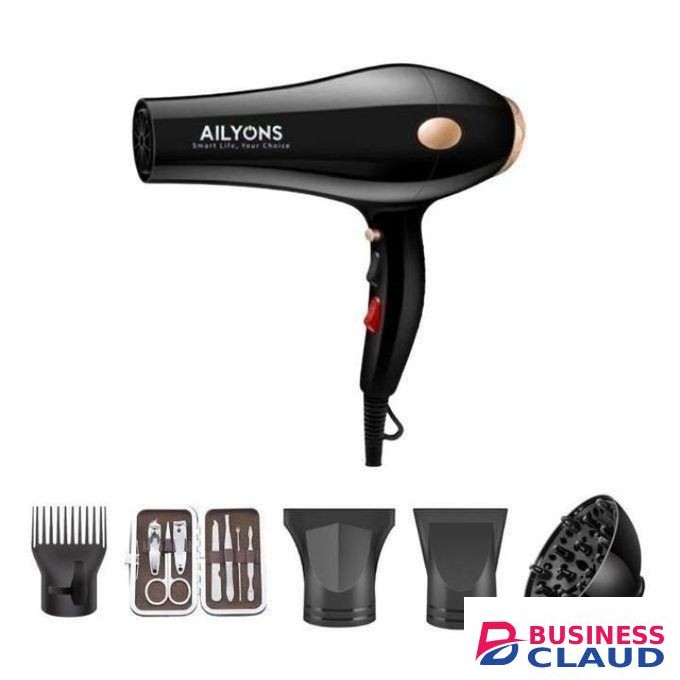 AILYONS P2 Professional,Commercial And Personal Use Hair BlowDry Hair Dryer With Hair And Nail Tools - 2200W
