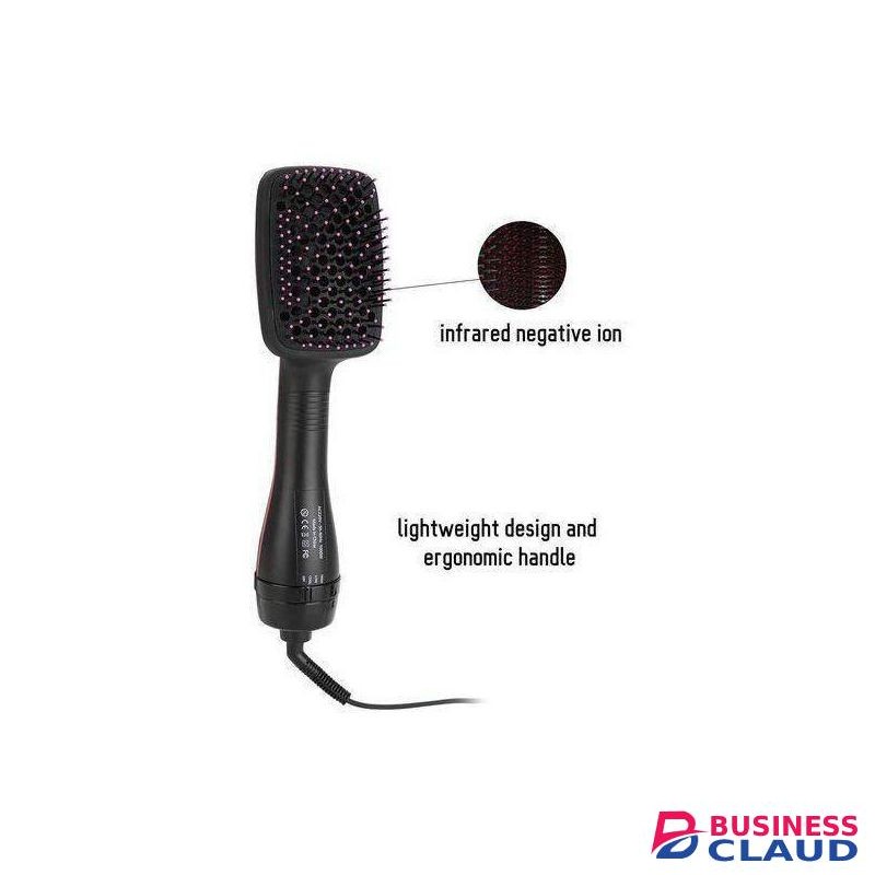 4 in 1 Hair Dryer Brush & Straightener Brush, Hair Dryer and Styler, Negative Ion Blow Dryer Brush, Hot Air Brush Detangles, Dries, Smooths, Reduce Frizz & Static