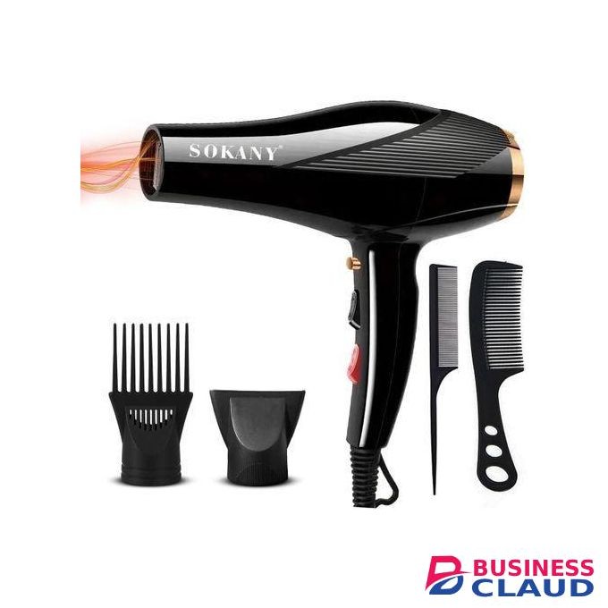 Sokany Professional Salon And Home Hair Dryer, 2600W Ionic Technology For Frizz Free Hair, Comfortable Lightweight