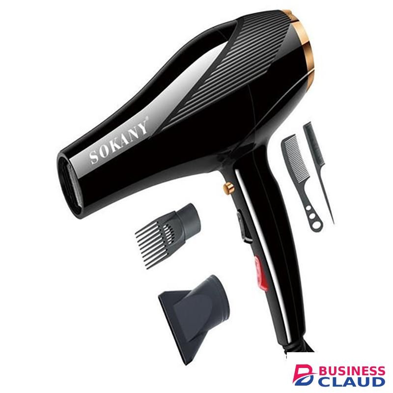 Sokany Professional salon and home Ionic Hair Dryer, Salon Professional Blow Dryer 2600W AC Motor Fast Drying with 2 Speed, 3 Heat Setting