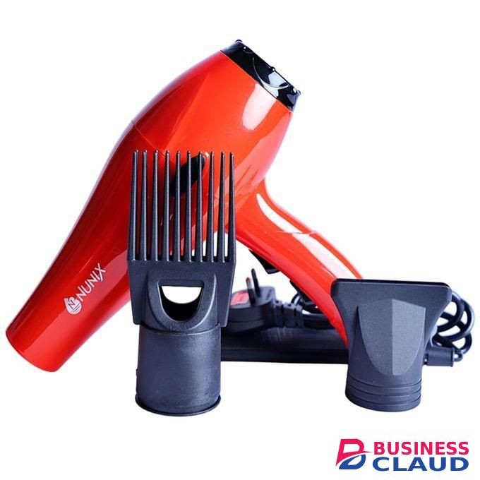 Nunix HD01 Professional Hair Dryer Blow-dry, With 3 Speed & 2 Temperature Settings, Black