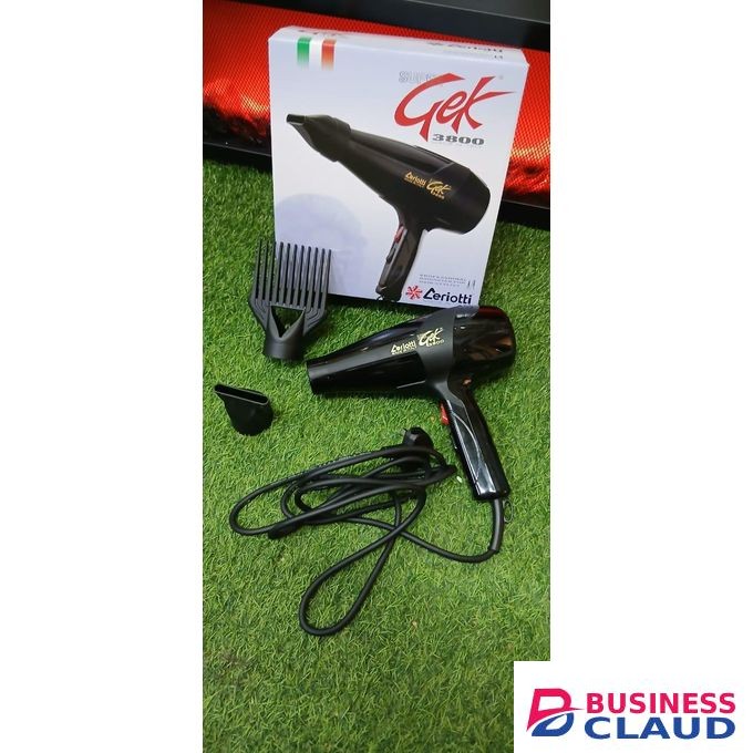 Share This Product Ceriotti Super GEK 3000 Blow Dry Hair Dryer - Black.Share This Product Ceriotti Super GEK 3000 Blow Dry Hair Dryer - Black.