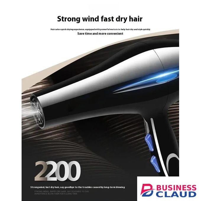 Professional Hair Dryer & Styling Kit - Powerful Blow Dryer with Diffuser, Flat Iron, & Curling Wand