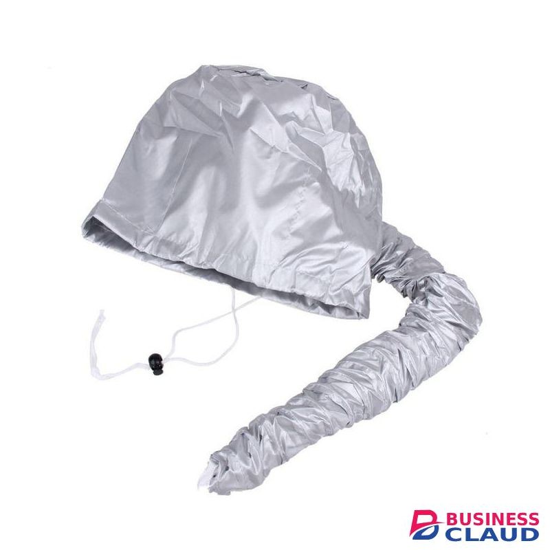 Portable Hair Dryer Bonnet Heat Cap Blow Dryer Attachment - Adjustable Silver